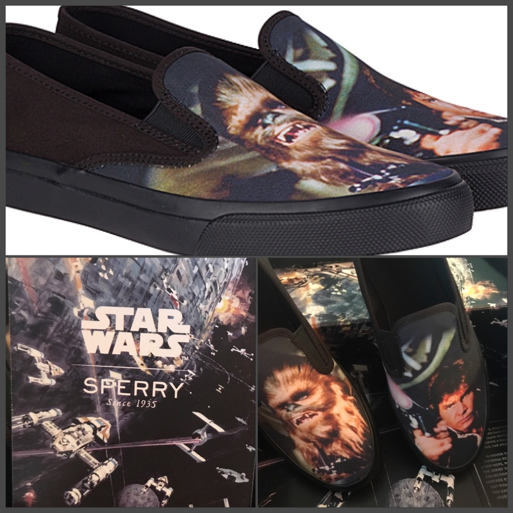 🎥 SPERRY 10.5 STAR WARS Slip on boat shoe NWB 🎥 - Picture 5 of 7
